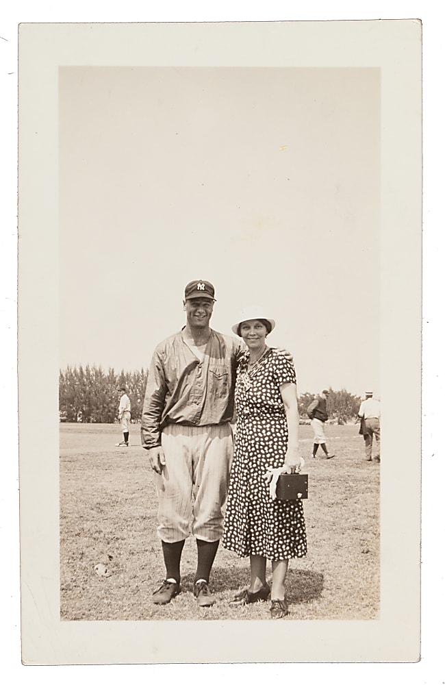 1934 Lou Gehrig Original Snapshot Photograph PSA/DNA Type I