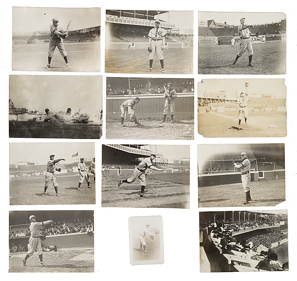 Circa 1909 Chicago Cubs Original Photograph Collection (13)