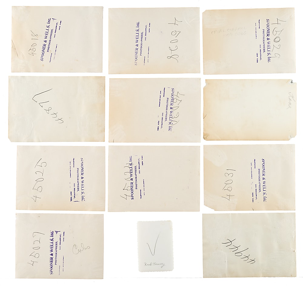 Circa 1909 Chicago Cubs Original Photograph Collection (13)