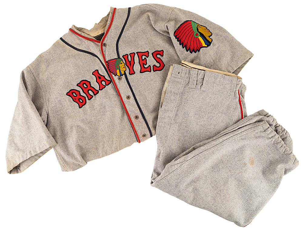 Circa 1933 Frank "Shanty" Hogan Boston Braves Game-Used Road Uniform (Jersey and Pants) MEARS A6