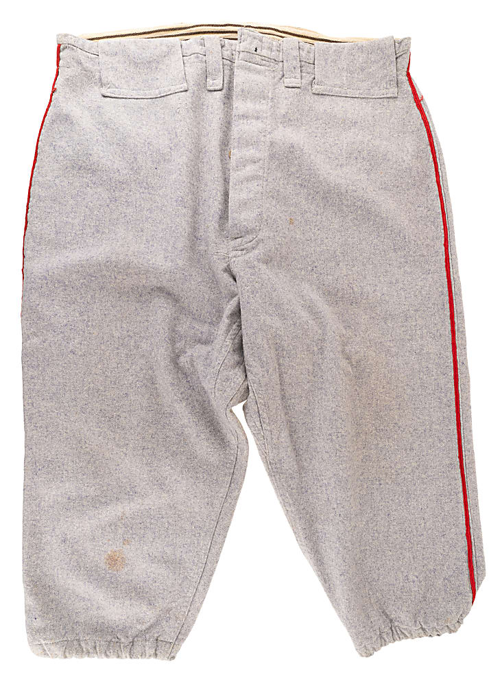 Circa 1933 Frank "Shanty" Hogan Boston Braves Game-Used Road Uniform (Jersey and Pants) MEARS A6