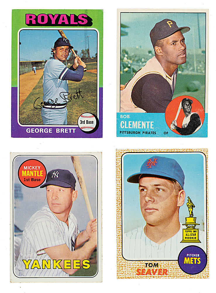 1961 to 1977 Topps Shoebox Collection (1,868) Including 179 Hall of Famers