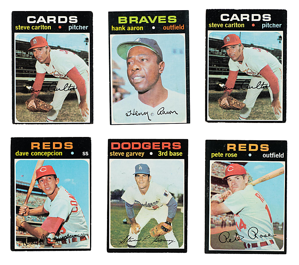 1961 to 1977 Topps Shoebox Collection (1,868) Including 179 Hall of Famers