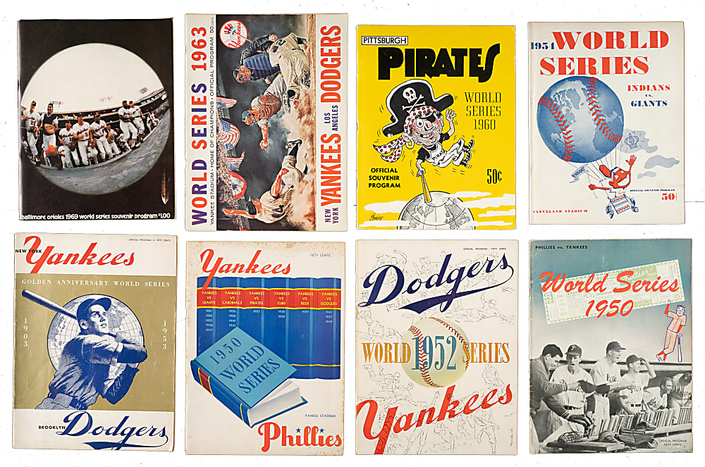 1934 to 1970 World Series Program Collection (51)