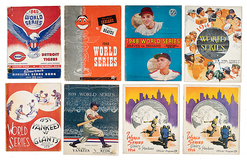 1934 to 1970 World Series Program Collection (51)