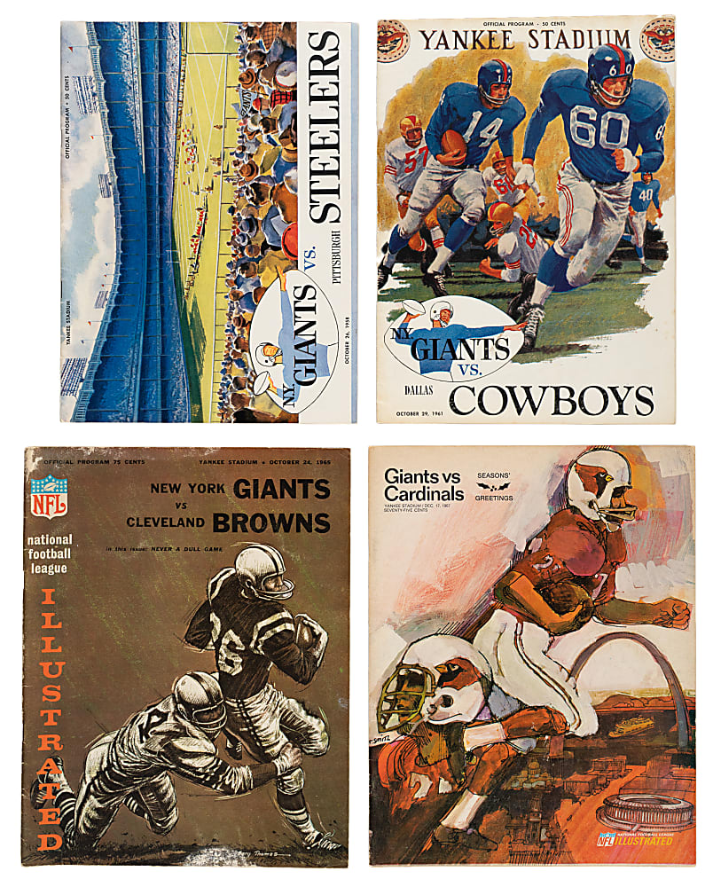 1958 to 1969 New York Giants Football-Program Collection (42)