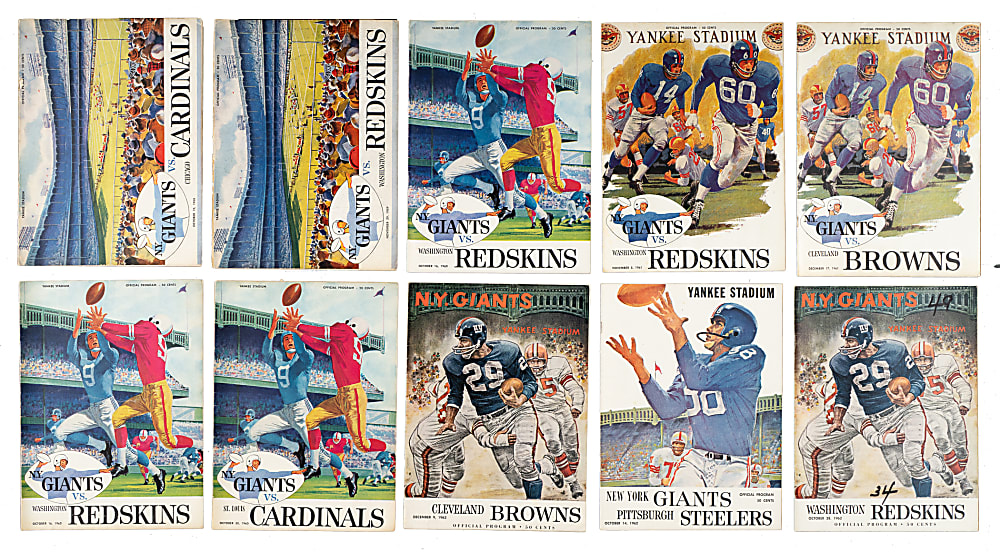 1958 to 1969 New York Giants Football-Program Collection (42)