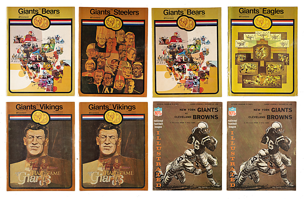 1958 to 1969 New York Giants Football-Program Collection (42)