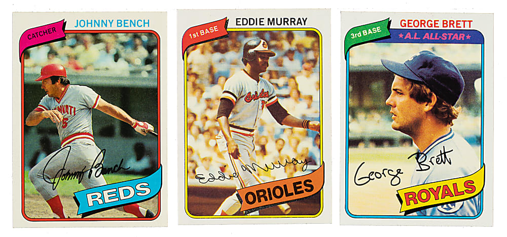 High-Grade 1980 Topps Complete Set (726) Including #482 Rickey Henderson Rookie PSA NM-MT 8