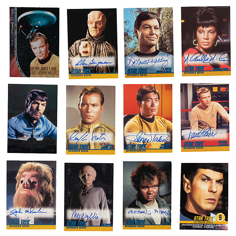 1997-1999 Fleer/Skybox "Star Trek - The Original Series" Seasons 1-3 Complete Master Set (853 Cards) Including 88 Signed Cards