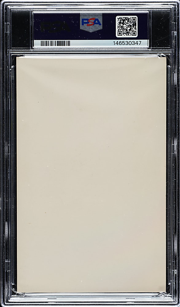 1950s JJK Copyart Real-Photo Postcard (Blank Back) Jackie Robinson PSA EX-MT 6