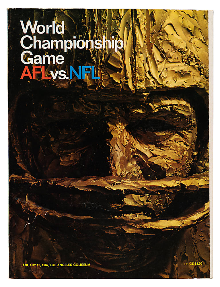 1967 Kansas City Chiefs vs. Green Bay Packers Super Bowl I Program