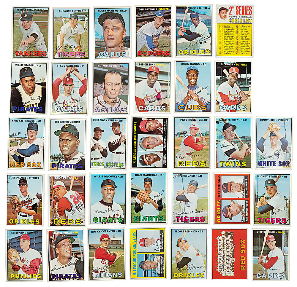 1967 Topps Complete Set (609)
