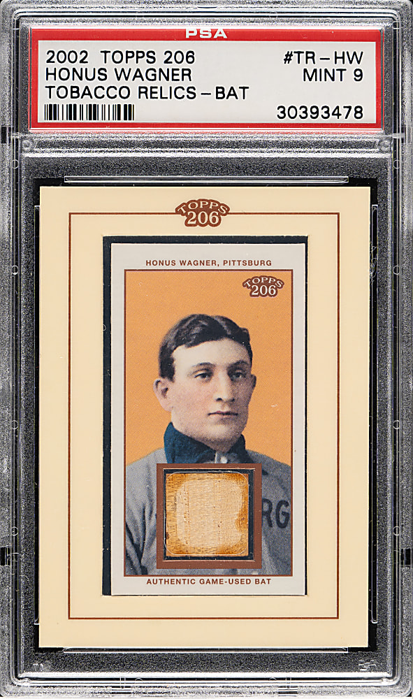 2002 Topps 206 Tobacco Relics #TR-HW Honus Wagner PSA MINT 9