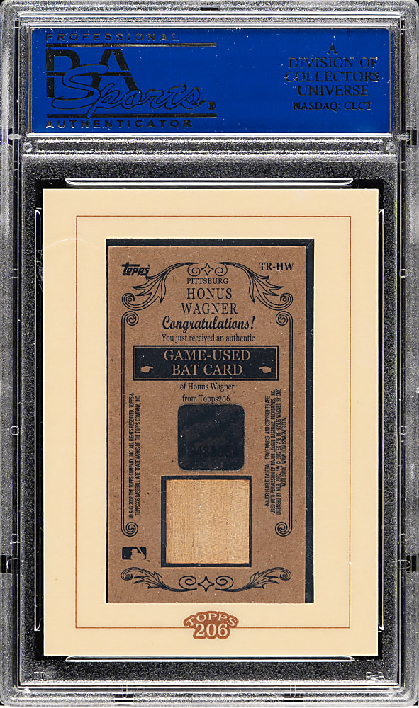 2002 Topps 206 Tobacco Relics #TR-HW Honus Wagner PSA MINT 9