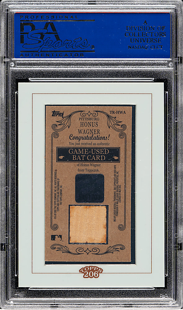 2002 Topps 206 Tobacco Relics #TR-HWA Honus Wagner PSA MINT 9