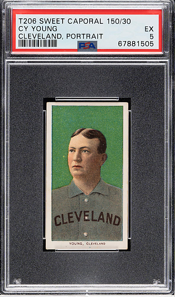 1909-1911 T206 White Border Cy Young Portrait PSA EX 5