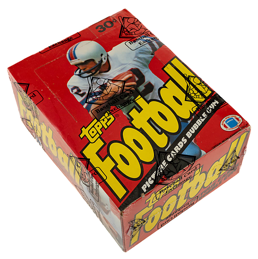 1981 Topps Football Unopened Wax Box (36 Packs) - BBCE - Joe Montana Rookie Year