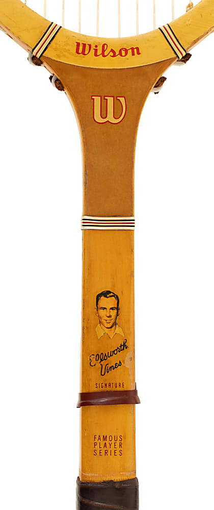 1930s Wilson Sporting Goods Ellsworth Vines Signature Model Tennis Racket Pair Plus Original Cover - From the Ellsworth Vines Estate