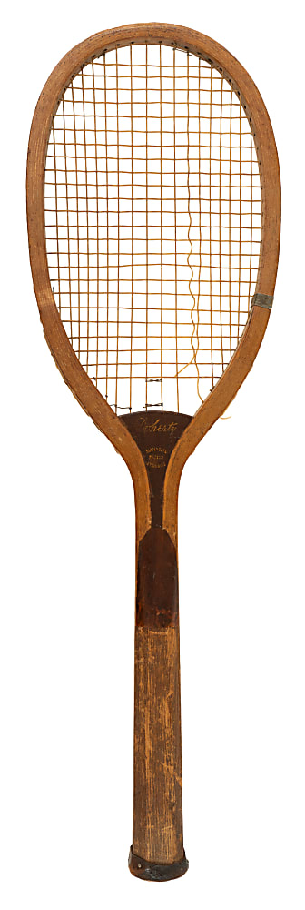 Ellsworth Vines Personal 1900s Slazenger Doherty Model Tennis Racket - Gifted From His Father - From the Ellsworth Vines Estate