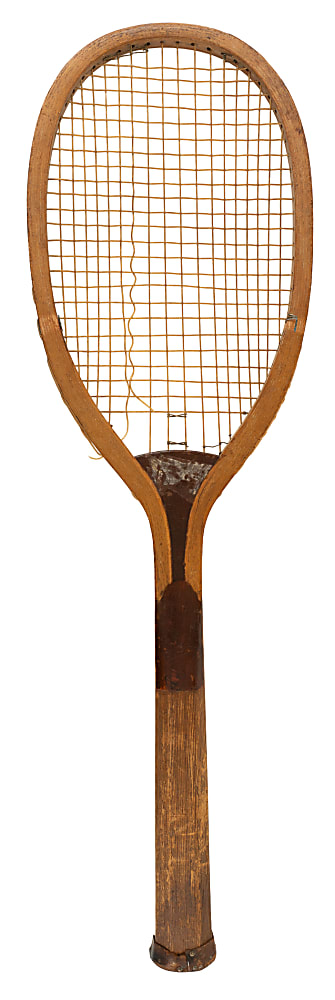 Ellsworth Vines Personal 1900s Slazenger Doherty Model Tennis Racket - Gifted From His Father - From the Ellsworth Vines Estate