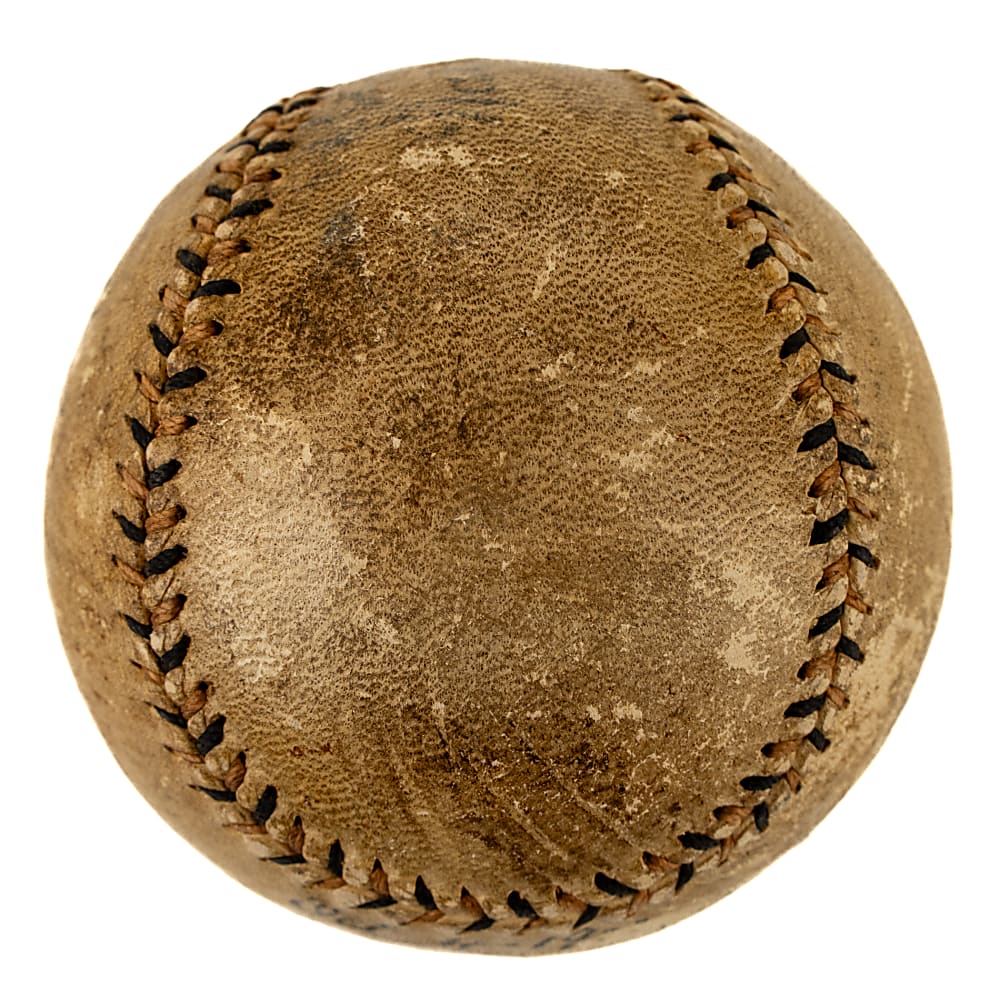 1922 Christy Mathewson and John McGraw Dual-Signed Baseball - JSA
