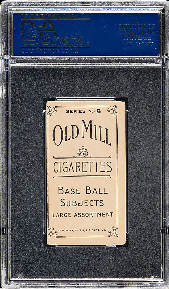 1910 T210 Old Mill Tobacco "Series 8" Brown Rogers PSA VG 3