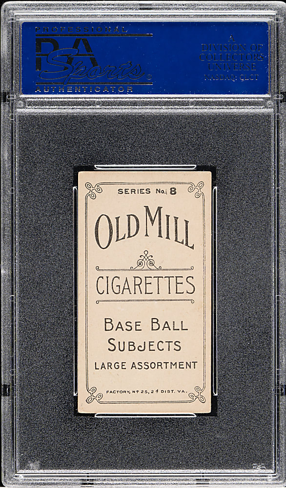 1910 T210 Old Mill Tobacco "Series 8" Charlie Babb PSA VG 3 - Highest Graded!
