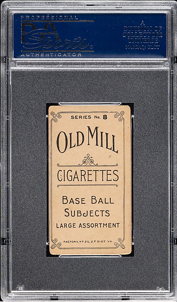 1910 T210 Old Mill Tobacco "Series 8" Wingo Anderson PSA VG 3