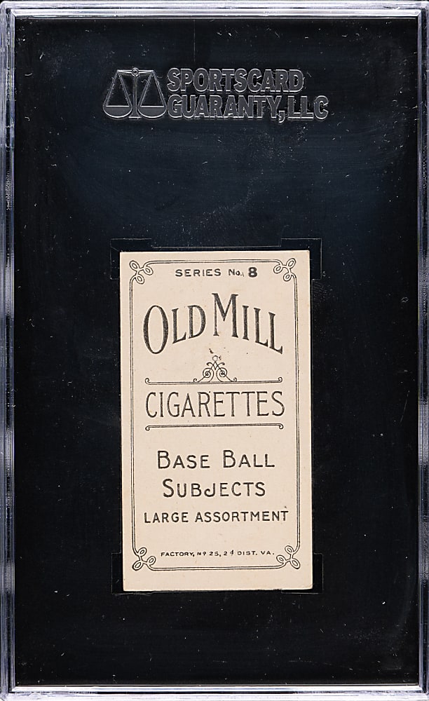 1910 T210 Old Mill Tobacco "Series 8" Ed Greminger SGC GOOD 30