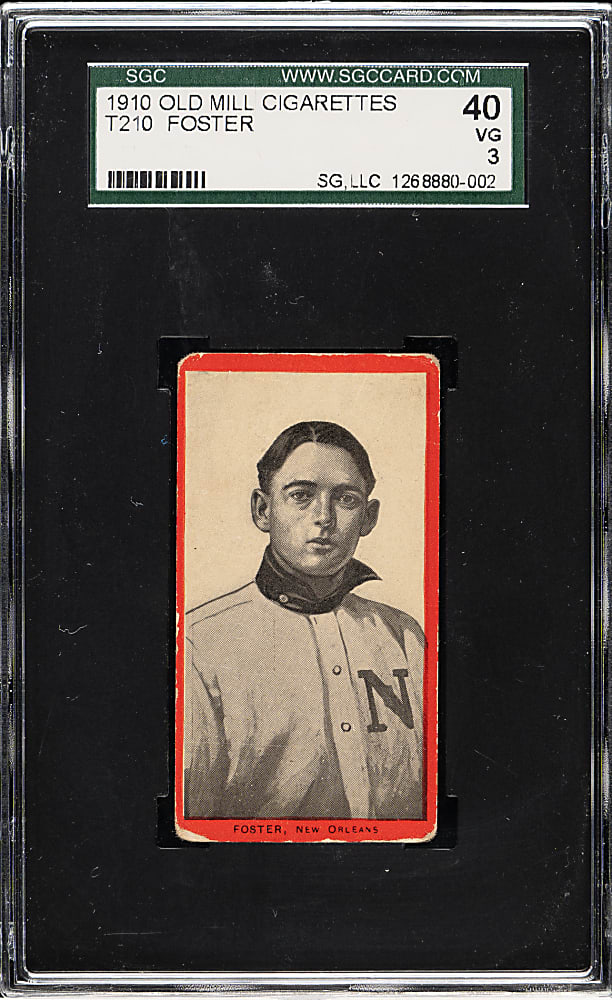 1910 T210 Old Mill Tobacco "Series 8" Eddie Foster SGC VG 40