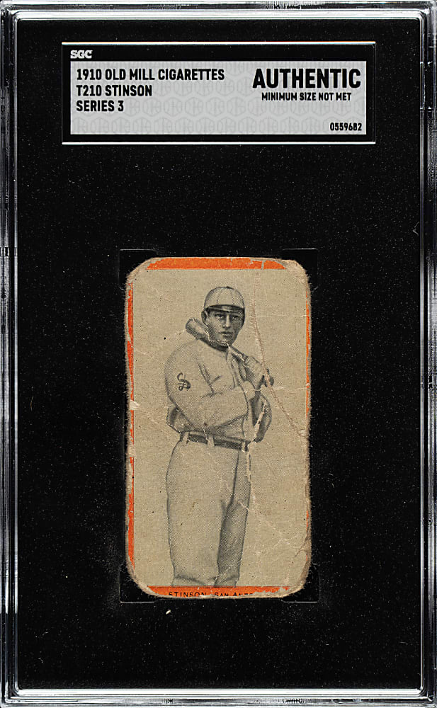 1910 T210 Old Mill Tobacco "Series 3" SGC-Graded Orange Border Collection (5)