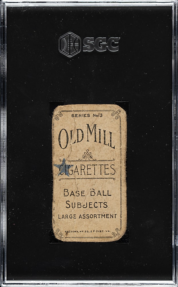 1910 T210 Old Mill Tobacco "Series 3" SGC-Graded Orange Border Collection (5)