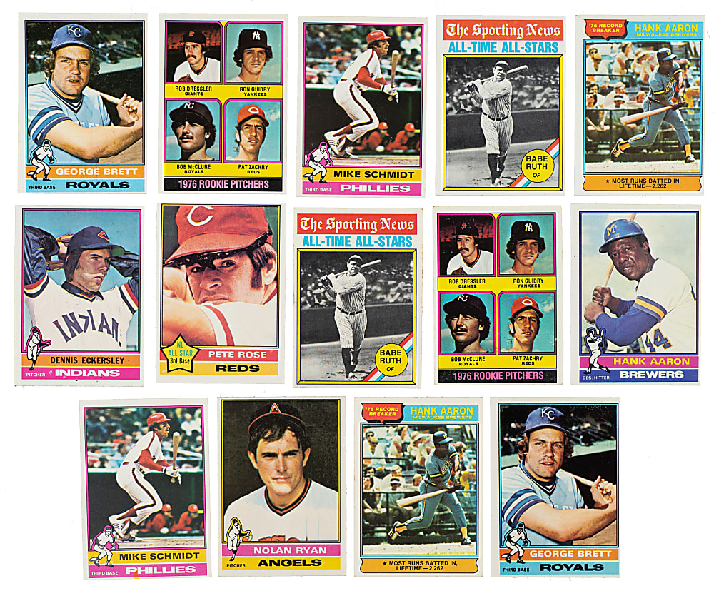 1976 Topps Complete Set Pair (2 Sets, 1,320 Cards)