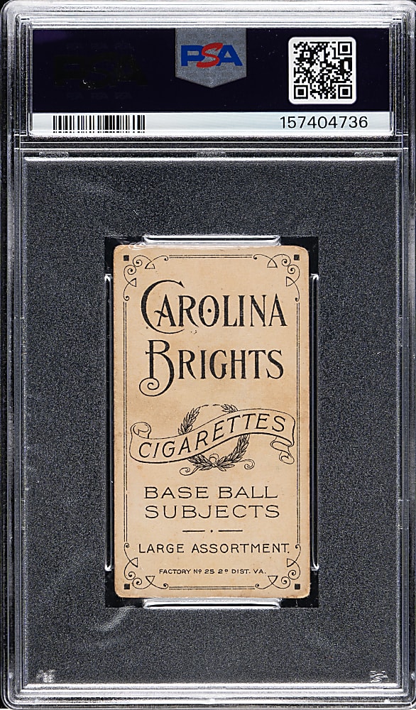 1909-1911 T206 White Border Bill Abstein PSA GOOD+ 2.5 - Carolina Brights Back