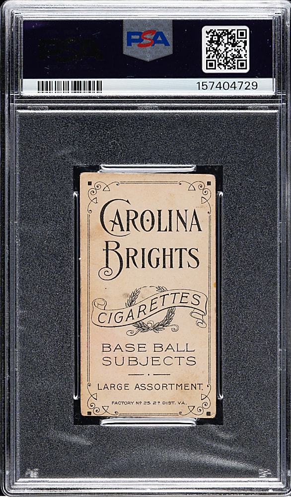 1909-1911 T206 White Border Bill Lattimore PSA FAIR 1.5 - Carolina Brights Back