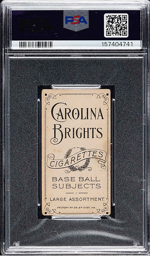 1909-1911 T206 White Border Jim Scott PSA GOOD+ 2.5 - Carolina Brights Back