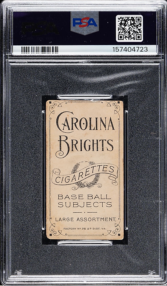 1909-1911 T206 White Border Sam Strang PSA FAIR 1.5 - Carolina Brights Back