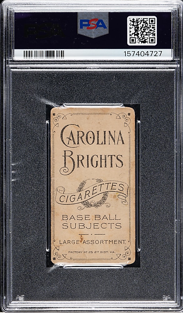 1909-1911 T206 White Border Bill Sweeney PSA POOR 1 - Carolina Brights Back