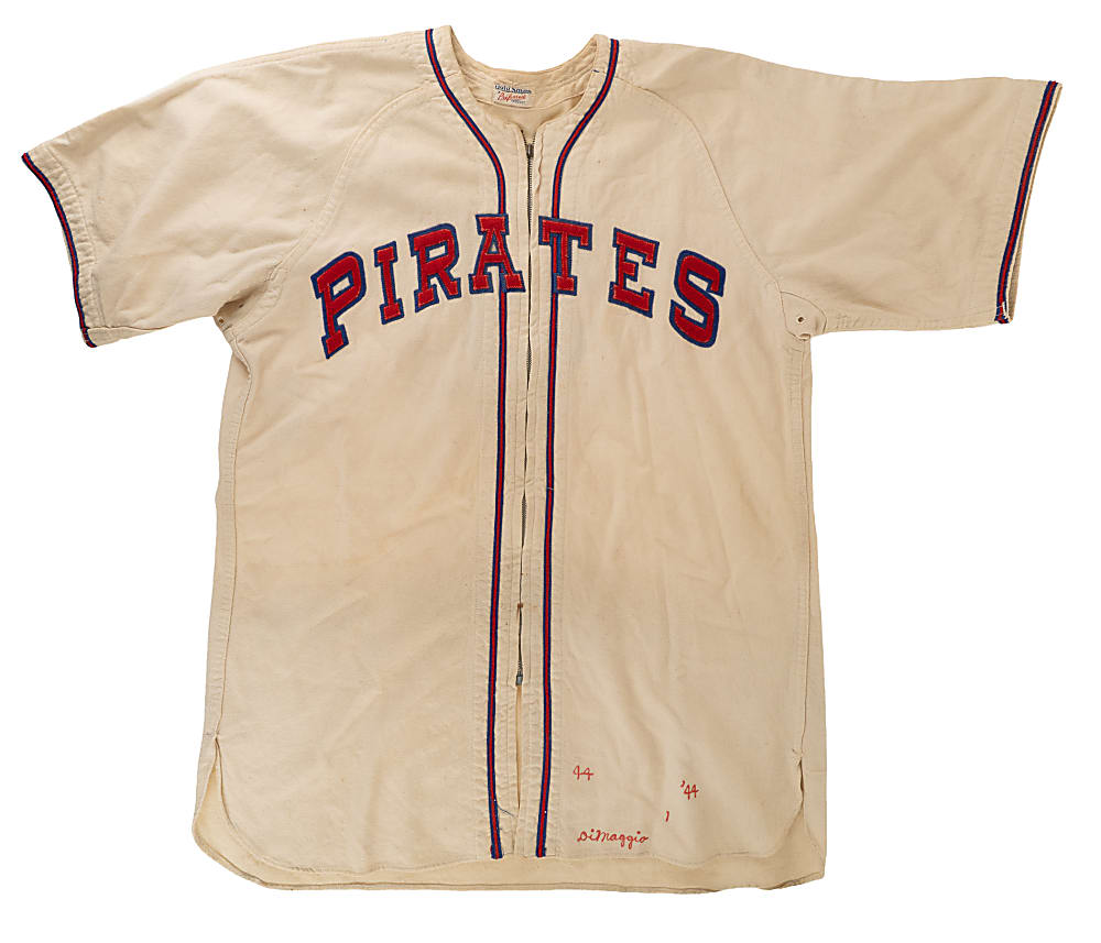 1944 Vince DiMaggio Pittsburgh Pirates Game-Used Home Uniform MEARS A9.5