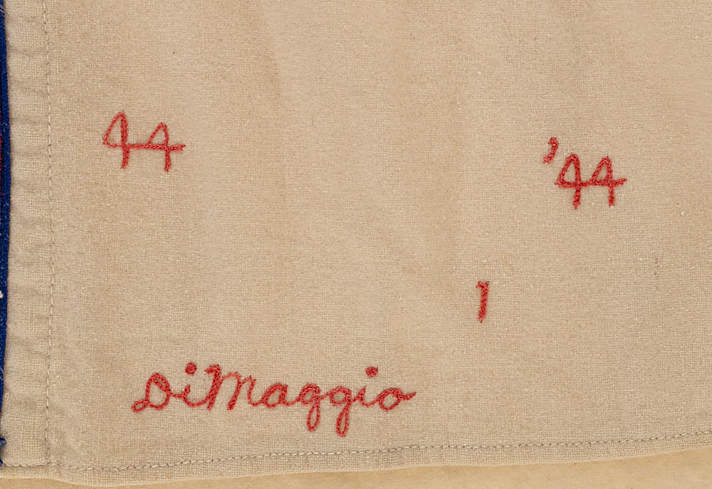 1944 Vince DiMaggio Pittsburgh Pirates Game-Used Home Uniform MEARS A9.5