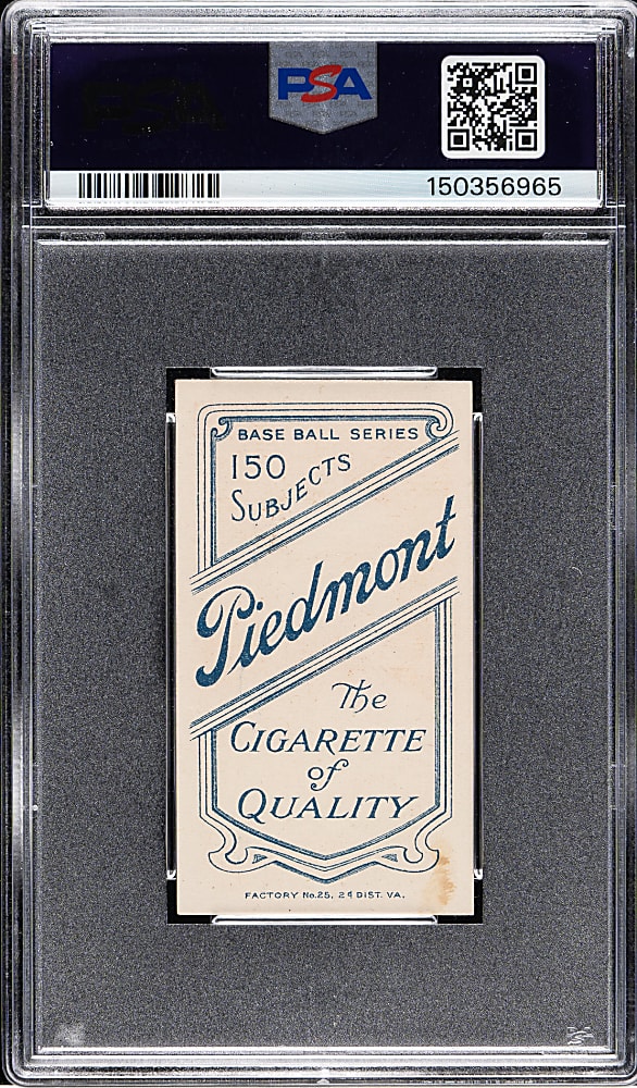 1909-1911 T206 White Border Charley O'Leary Portrait PSA EX-MT 6