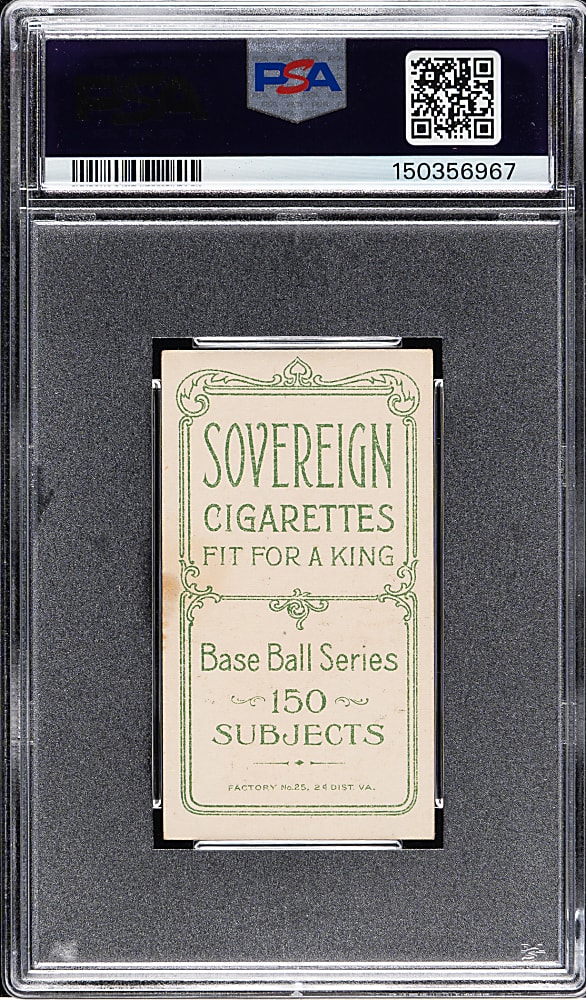1909-1911 T206 White Border Fielder Jones Hands at Hips PSA EX-MT 6 - Sovereign 150 Back - 1 of 1 - Highest Graded!