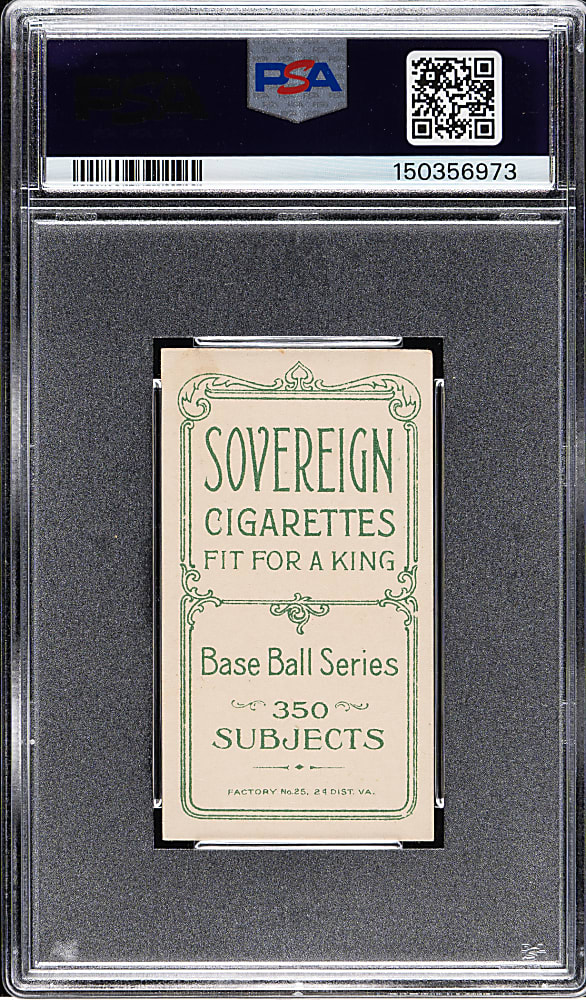 1909-1911 T206 White Border Danny Murphy Throwing PSA EX-MT 6 - Sovereign 350 Back - 1 of 1 - Highest Graded!