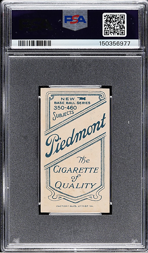 1909-1911 T206 White Border John McGraw Glove At Hip PSA EX-MT 6