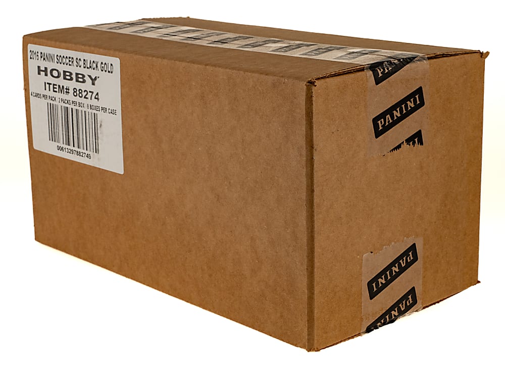 2016-2017 Panini Donruss Black Gold Soccer Factory-Sealed Unopened Hobby Case (8 Boxes) - Christian Pulisic Rookie Year