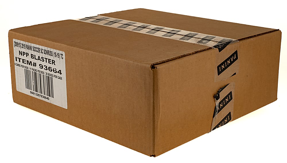 2018-2019 Panini Donruss Soccer Factory-Sealed Unopened Blaster Case (20 Boxes)