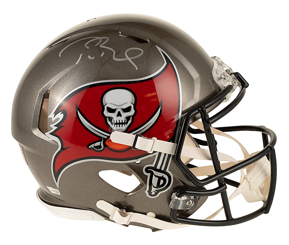 Tom Brady Signed Tampa Bay Buccaneers Helmet - Fanatics