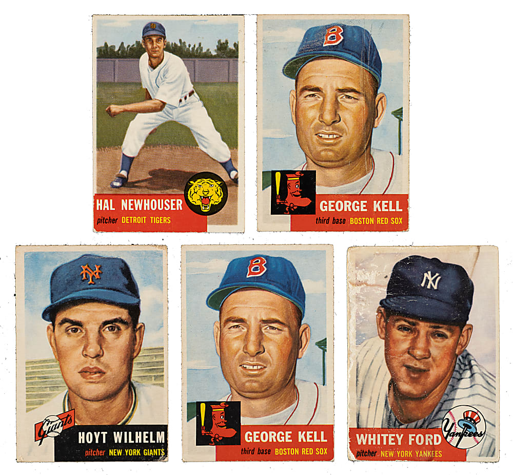 1953 Topps Partial Set (171/274) Plus 97 Duplicates
