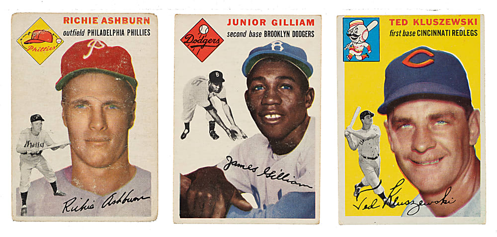 1954 Topps Collection (151) Including Willie Mays and Tom Lasorda Rookie